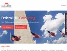 Tablet Screenshot of federalhillconsulting.com